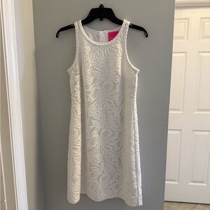 Elegant White Lace Dress